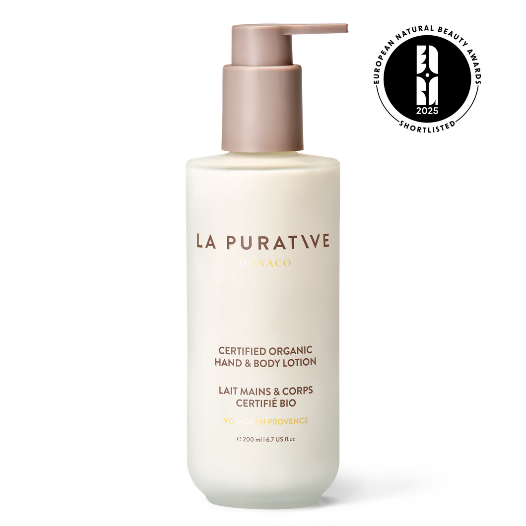 La Purative organic hand & body lotion - European natural beauty award