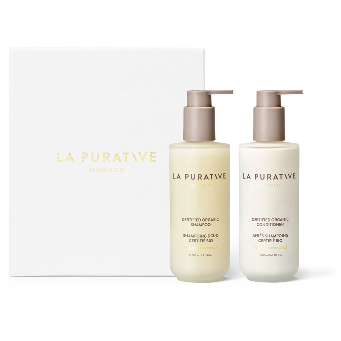 Organic hair care gift set – La Purative shampoo and conditioner