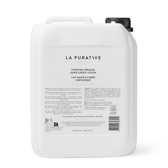 La Purative écorecharge – Lait mains et corps certifié BIO
